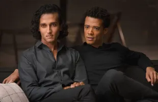 Assad Zaman and Jacob Anderson in Interview With the Vampire (Photo: Larry Horricks/AMC)