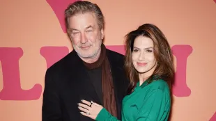 Alec and Hilaria Baldwin arriving at a premiere in 2024 (Source: Everett Collection)