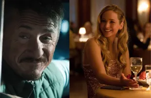 Sean Penn and Jennifer Lawrence (Source: Everett Collection)