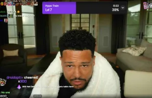 Nick Polom during a live stream (Image via Twitch/@Nmplol)