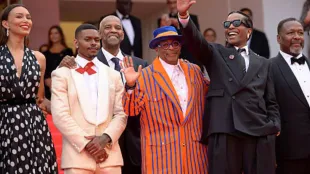 Cast and crew members of Highest 2 Lowest (Image via Getty)