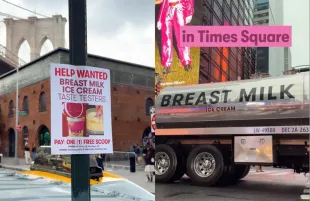 Frida and OddFellows Release Breast Milk-Inspired Ice Cream Flavor