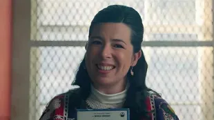 Heather Matarazzo beams in character as Judi Spannegel from Wednesday Season 2. (Image via Heather Matarazzo/Instagram)