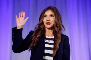 Kristi Noem in 2025 (Image via Getty)