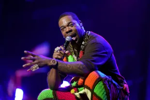 NEW ORLEANS, LOUISIANA - JULY 05: Busta Rhymes performs onstage during Day 1 of the 2024 ESSENCE Festival of Culture presented by Coca-Cola at Caesars Superdome on July 05, 2024 in New Orleans, Louisiana. (Photo by Josh Brasted/Getty Images for ESSENCE)