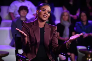 Candace Owens is seen on set of "Candace" (Photo by Jason Davis/Getty Images)
