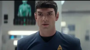 Ethan Peck as Spock in Star Trek: Strange New Worlds Season 3 (via Youtube)