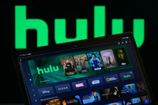 The Hulu home screen appears on a tablet screen with the Hulu logo displayed, in this photo illustration in Brussels, Belgium, on March 4, 2025. (Photo by Jonathan Raa/NurPhoto via Getty Images)