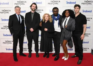 NEW YORK, NEW YORK - JUNE 14: (L-R) Anson Mount, Cillian O'Sullivan, Carol Kane, Babs Olusanmokun, Celia Rose Gooding and Ethan Peck attend the Tribeca Festival Star Trek: Strange New Worlds premiere in NY at The Indeed Theater at Spring Studios on June 14, 2025 in New York City. (Photo by Bryan Bedder/Getty Images for Paramount+)