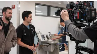 first look at Noah Wyle and Ken Kirby in The Pitt season 2.