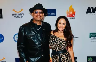 David Justice and Rebecca Villalobos (Image via Instagram/@diogoj_18)