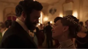 George and Bertha Russell in The Gilded Age season 3 (Image via Youtube/@ HBO Max)