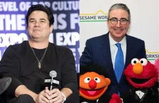 Dean Cain & John Oliver (Image via Getty)
