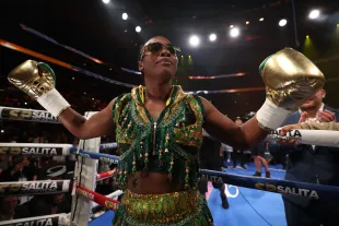 In contrast to the viral claims, Claressa Shields did not punch Remy Ma (Photo by Gregory Shamus/Getty Images)