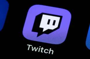 The application app of the video portal Twitch (Image via Getty)