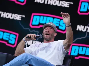 Julian Edelman speaks onstage at Fanatics Fest NYC 2025 at Javits Center on June 20, 2025  (Image via Getty)