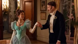 Ballroom moment from The Gilded Age Season 3 finale. Image courtesy: HBO.