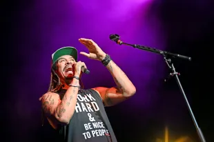 Michael Franti denies Victoria Canal's allegations but admits to having an extramarital affair  (Image via Stephen J. Cohen/Getty Images)