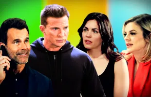 From left, Drew, Jason, Britt and Maxie on General Hospital