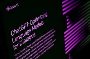 LONDON, ENGLAND - FEBRUARY 03: In this photo illustration, the welcome screen for the OpenAI "ChatGPT" app is displayed on a laptop screen on February 03, 2023 in London, England. OpenAI, whose online chatbot ChatGPT made waves when it was debuted in December, announced this week that a commercial version of the service, called ChatGPT Plus, would soon be available to users in the United States. (Photo by Leon Neal/Getty Images)