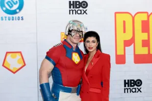  John Cena and Shay Shariatzadeh attend HBO's "Peacemaker" Season 2 Premiere at AMC Lincoln Square Theater on August 13, 2025 in New York City. (Photo by Dimitrios Kambouris/Getty Images)