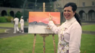 Heather Matarazzo as Judi Spannagel in Netflix's Wednesday Season 2.