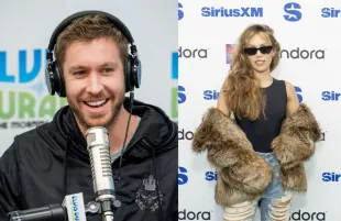 Calvin Harris & Miley Cyrus (Image via Getty)