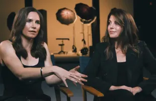 Amanda Knox and Monica Lewinsky in an interview with The Hollywood Reporter (Image via YouTube/@hollywoodreporter)