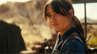 Fallout Season 2, First Look: Ella Purnell as Lucy Photo credit: Courtesy of Prime. © Amazon Content Services LLC.