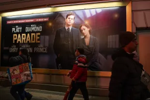 Leo Frank's case inspired a Broadway musical titled Parade (Image via Andrew Lichtenstein/Corbis via Getty Images)