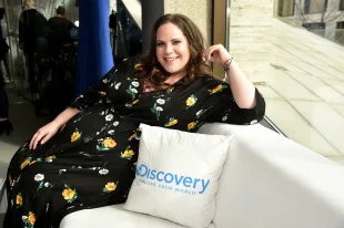 Whitney Thore attends the Discovery Upfront 2018 (Image via Getty)