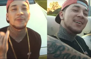 Anthony Rae Baeza's arrest report goes viral. (Image via YouTube/OfficialBaeza)