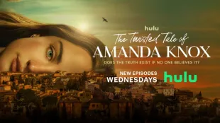 The Twisted Tale of Amanda Knox is now available on Hulu (Image via X/@Hulu)