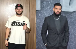 Adin Ross Reveals Drake’s Willingness to Box Kick CEO Ed Craven (Image via Getty)