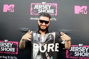 NEW YORK, NEW YORK - AUGUST 02: Paul "Pauly D" DelVecchio attends MTV's Jersey Shore Family Vacation NYC Premiere Party at Hard Rock Hotel New York on August 02, 2023 in New York City. (Photo by Santiago Felipe/Getty Images for MTV)