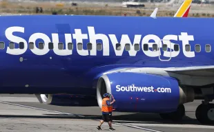 A Southwest Airlines plane (Photo by Mario Tama/Getty Images)