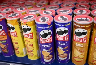 PRODUCTION - 18 July 2025: Pringles. Photo: Arne Dedert/dpa (Photo by Arne Dedert/picture alliance via Getty Images)