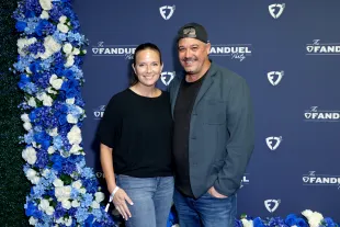 Amber Mariano and Rob Mariano attend The FanDuel Party (Image via Getty)