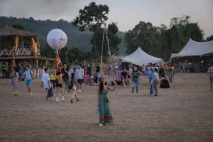 A representative image of the Burning Man Festival