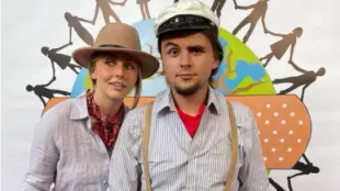 Molly Schirmang  (L) and Prince Jackson (Image via Instagram/@princejackson)