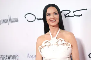 BEVERLY HILLS, CALIFORNIA - APRIL 25: Katy Perry attends the 35th Annual Colleagues Spring Luncheon & Oscar de la Renta Fashion Show at Beverly Wilshire, A Four Seasons Hotel on April 25, 2024 in Beverly Hills, California. (Photo by Monica Schipper/Getty Images)
