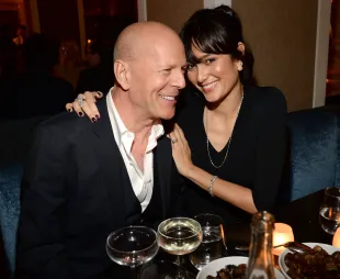 Bruce Willis and Emma Heming celebrate Bruce Willis' 60th birthday at Harlow on March 21, 2015 in New York City (Image via Getty)