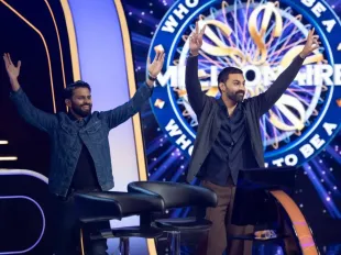 Asif and Saagar on Who Wants to Be a Millionaire season 4 (Image via Instagram/@millionairetv)