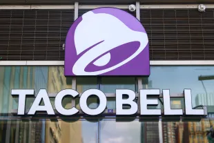 Taco Bell restaurant is seen in Manhattan, New York, United States of America, on July 5th, 2024. (Photo by Beata Zawrzel/NurPhoto via Getty Images)