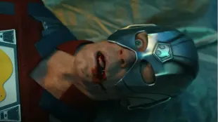 Peacemaker (John Cena) in Peacemaker Season 2, Episode 2. Image: YouTube/@DC.