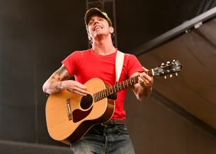NEW YORK, NEW YORK - JUNE 06: Role Model performs during the 2025 Governors Ball Music Festival at Flushing Meadows Corona Park on June 06, 2025 in New York City. (Photo by Astrida Valigorsky/Getty Images)