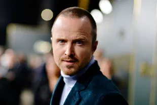 Aaron Paul at the premiere of Apple TV+'s 'Truth Be Told' (Photo by Jerod Harris/Getty Images)