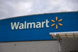 Walmart was blocked from all the sides by the group of bikers (Image via Getty)