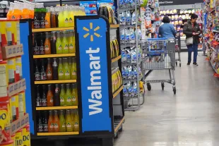 A Walmart store (Photo by Scott Olson/Getty Images)