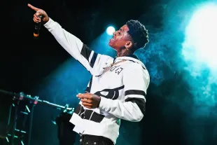 NEW ORLEANS, LA - AUGUST 25:  NBA YoungBoy performs during Lil WeezyAna at Champions Square on August 25, 2018 in New Orleans, Louisiana.  (Photo by Erika Goldring/Getty Images)